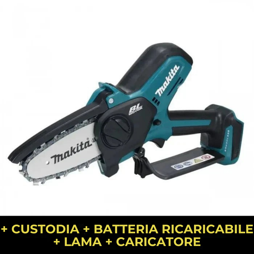 Mini Motosega Portatile a mano Ricarica Makita+ BATTERIA EXTRA + Regali Gratuiti