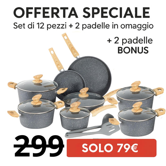 Set Cucina BALLARINI Granito 12pz +2